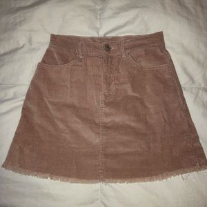 Pink corduroy Brandy Melville Skirt RARE
